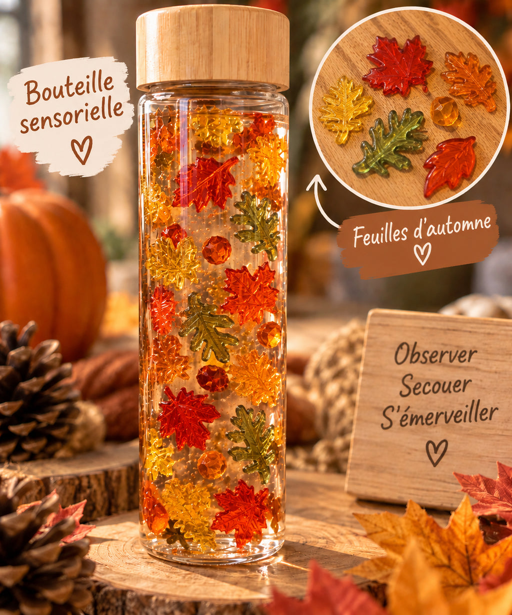 Décorations Automne – Citrouilles, feuilles & glands