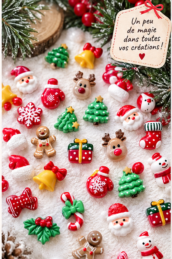 Décorations de Noël assorties – Mini sujets