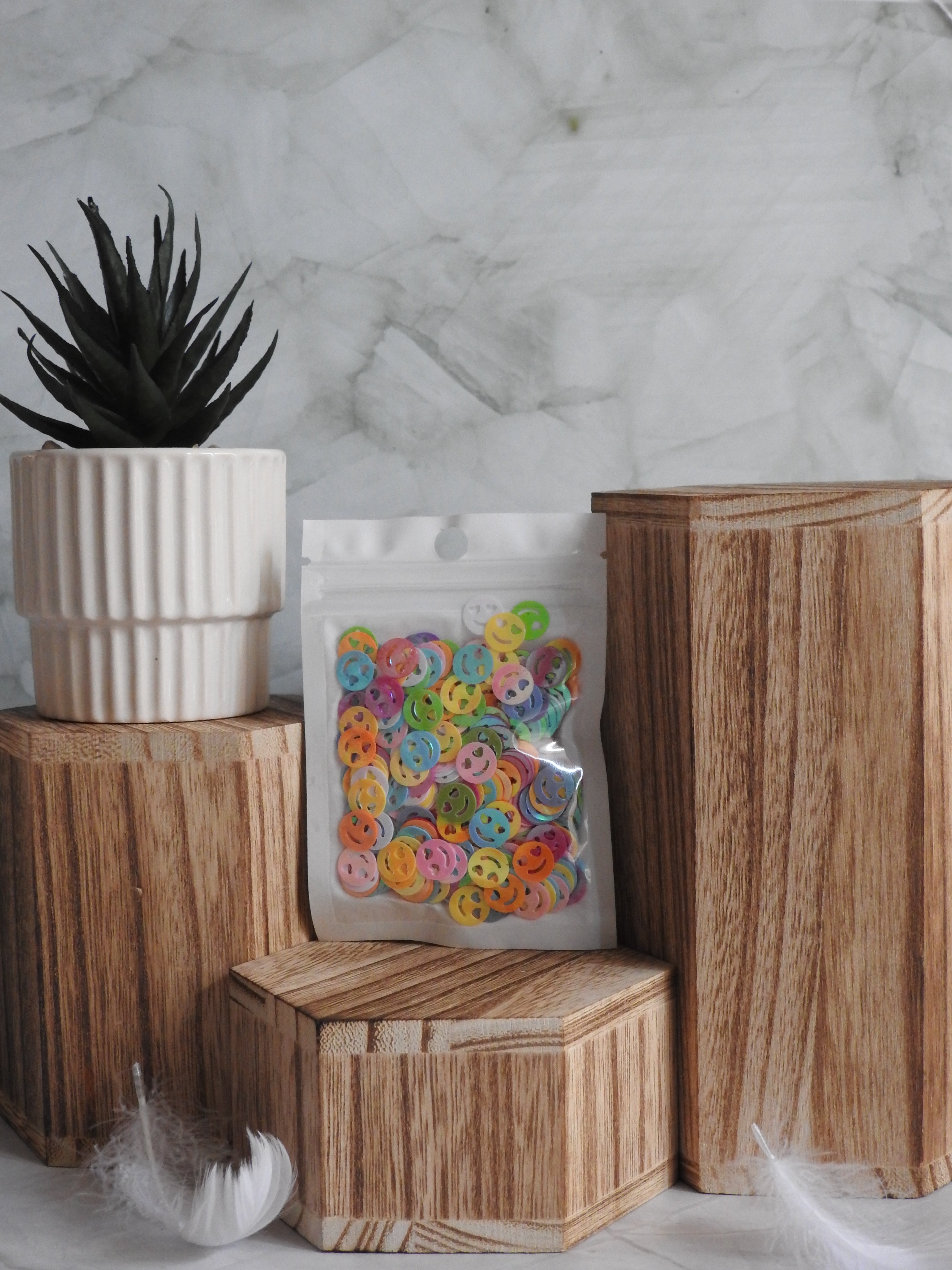 Confettis smileys – 10 g