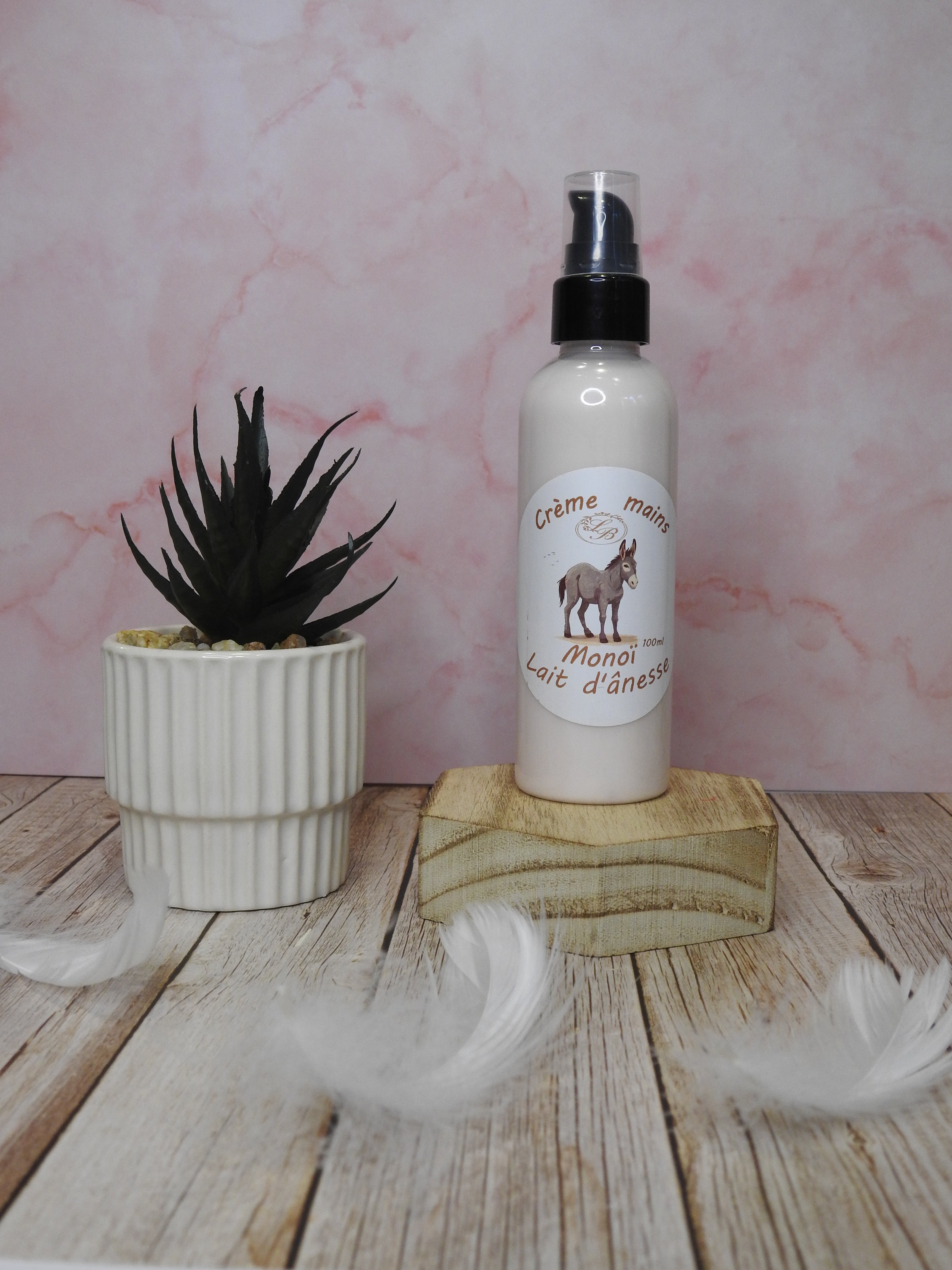 Crème mains au lait d’ânesse bio