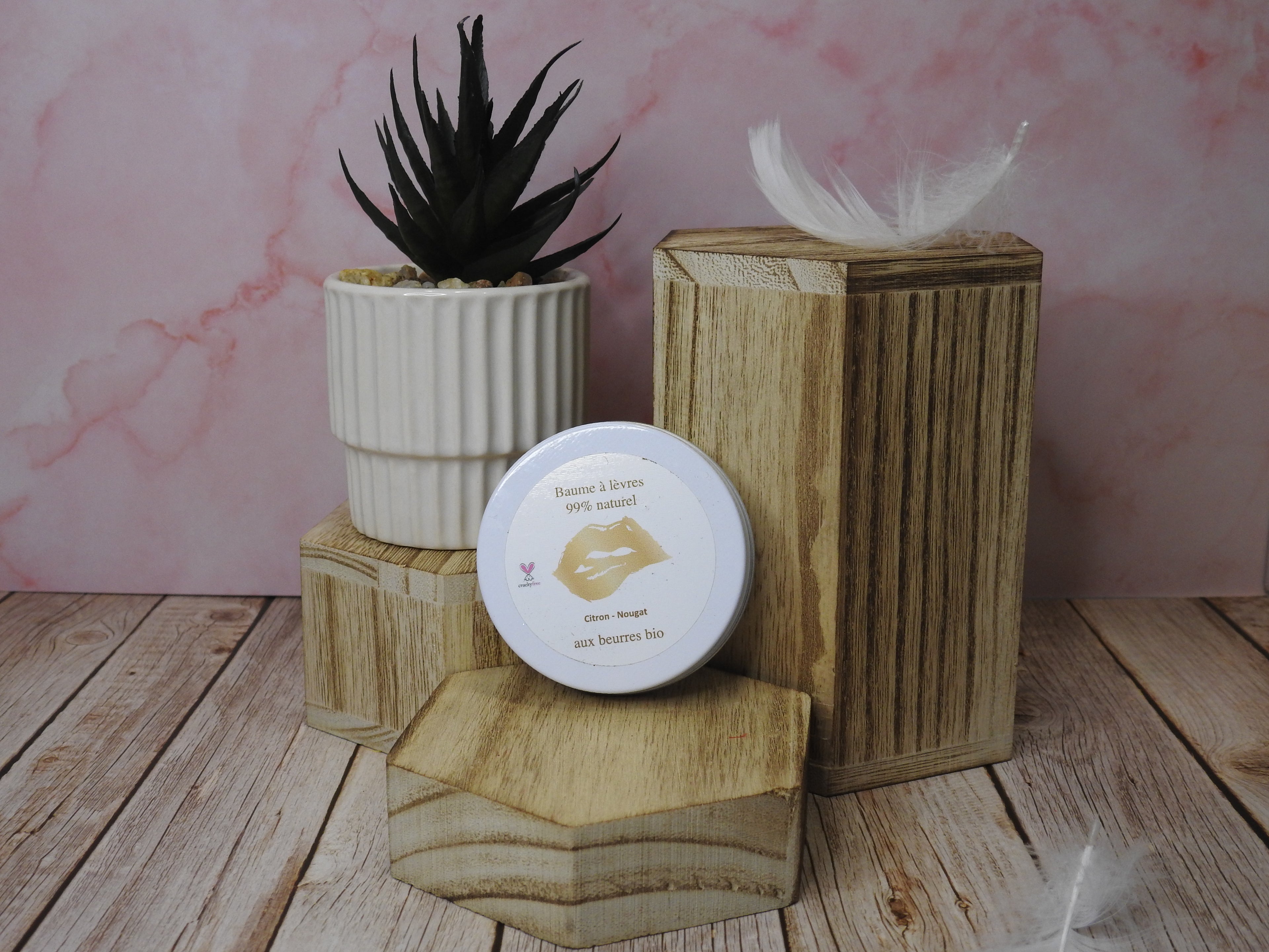 Baume à lèvres Citron & Nougat – 30 g