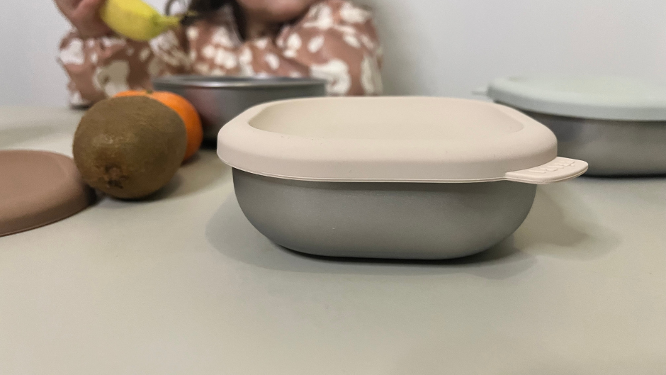 BEABA, Boites repas inox multi-usage - Natural set