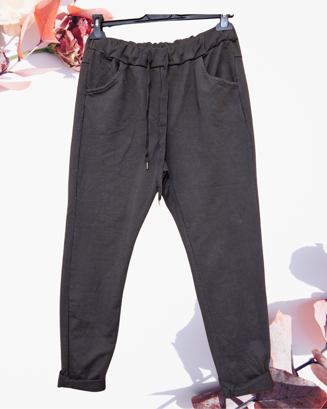 Pantalon confort gris anthracite – Taille unique