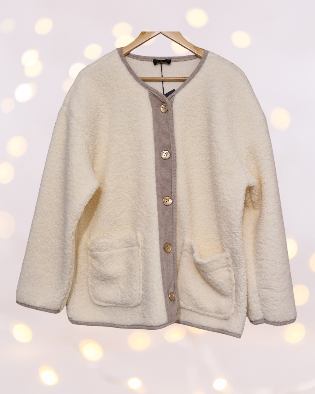 Veste douce boutonnée