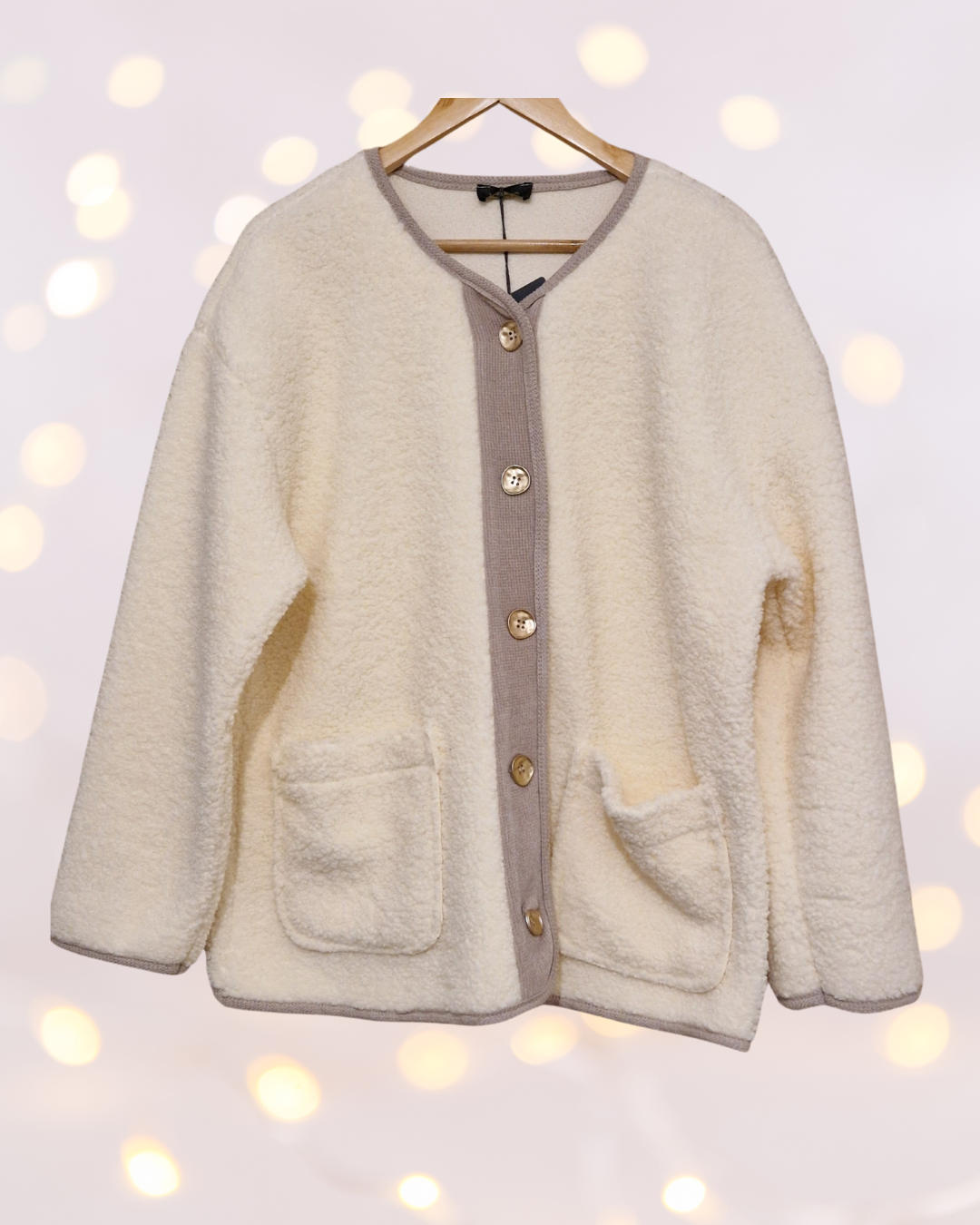 Veste douce boutonnée