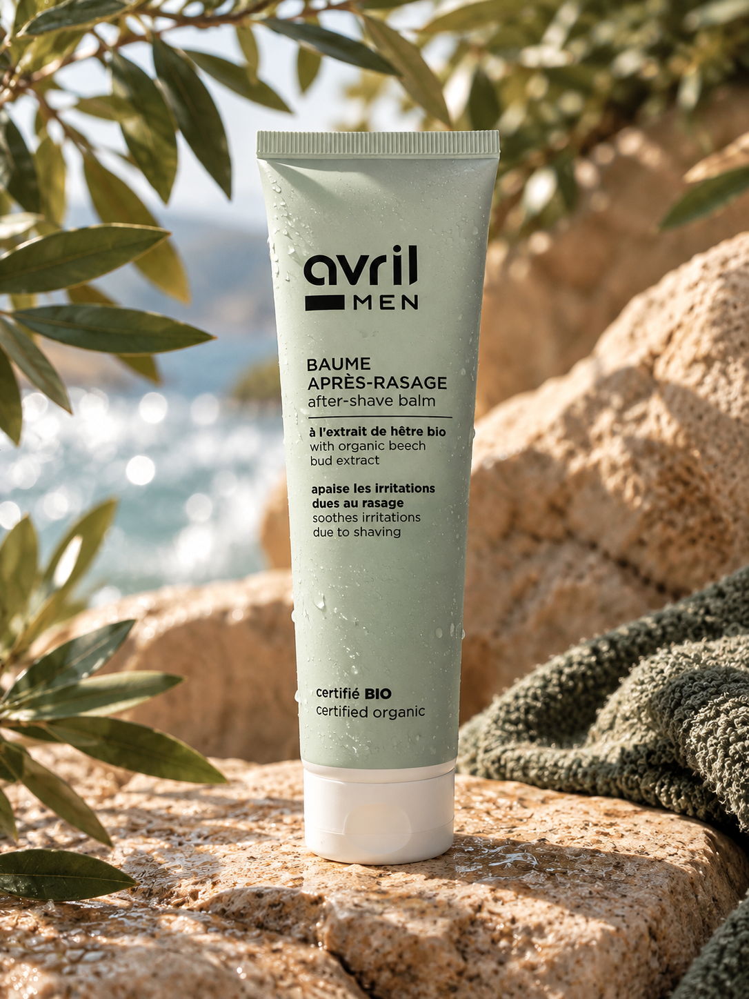Baume après-rasage Homme certifié bio Avril