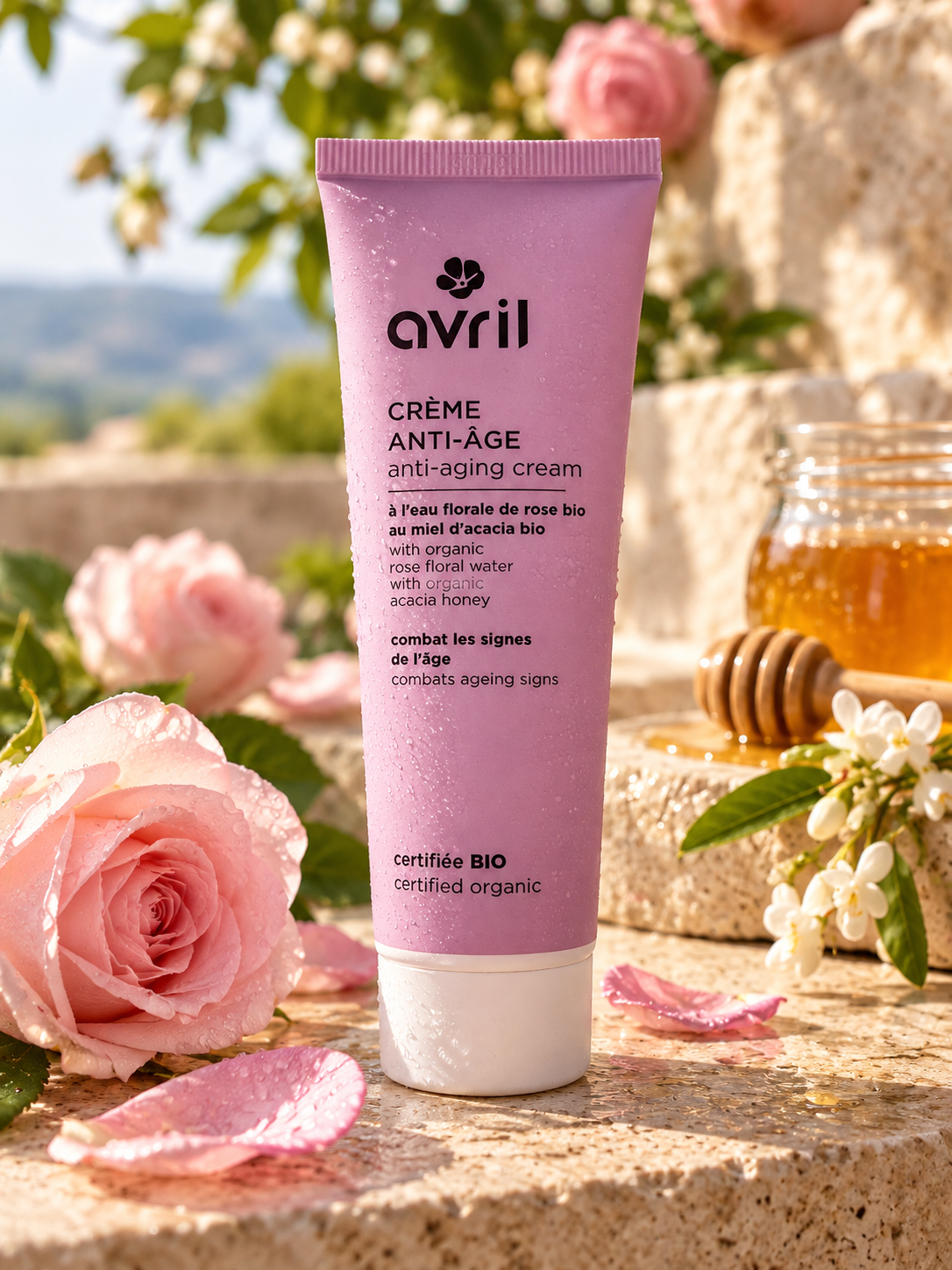 Crème anti-âge certifiée bio Avril