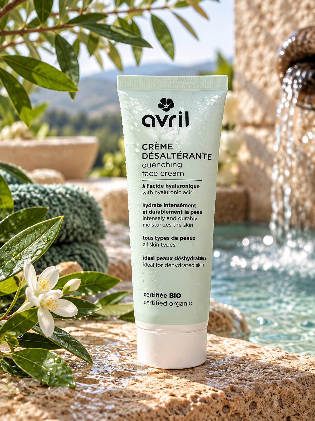 Crème désaltérante certifiée bio Avril