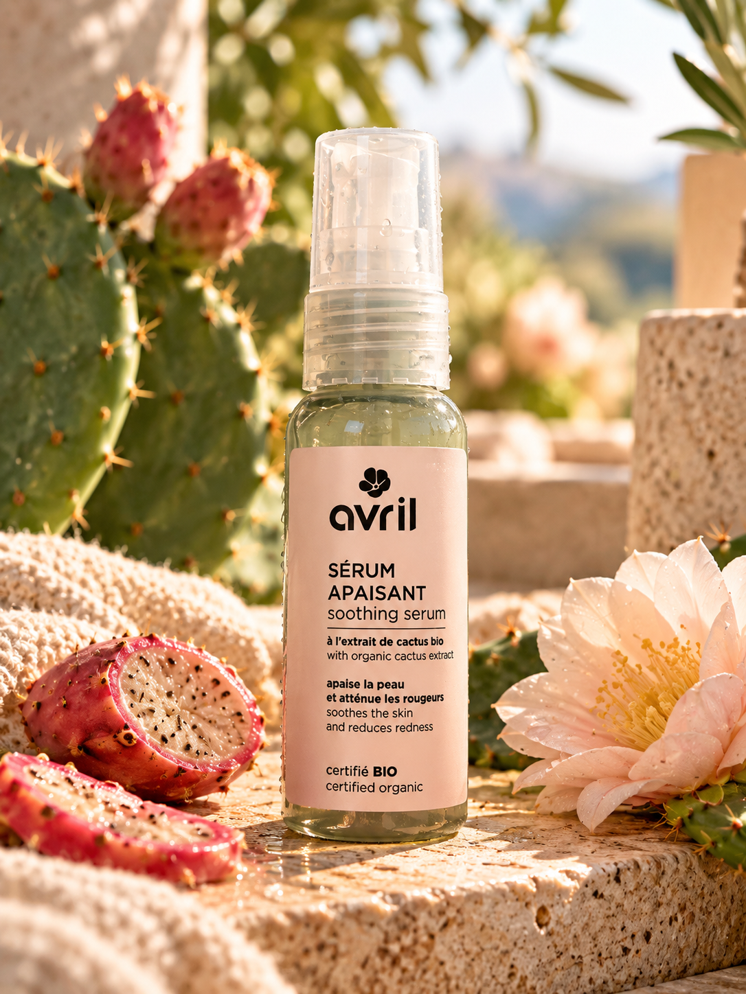 Sérum apaisant certifié bio Avri