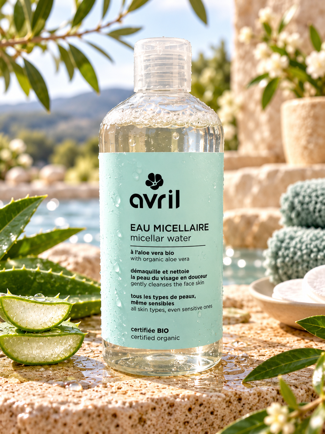Eau micellaire certifiée bio Avril