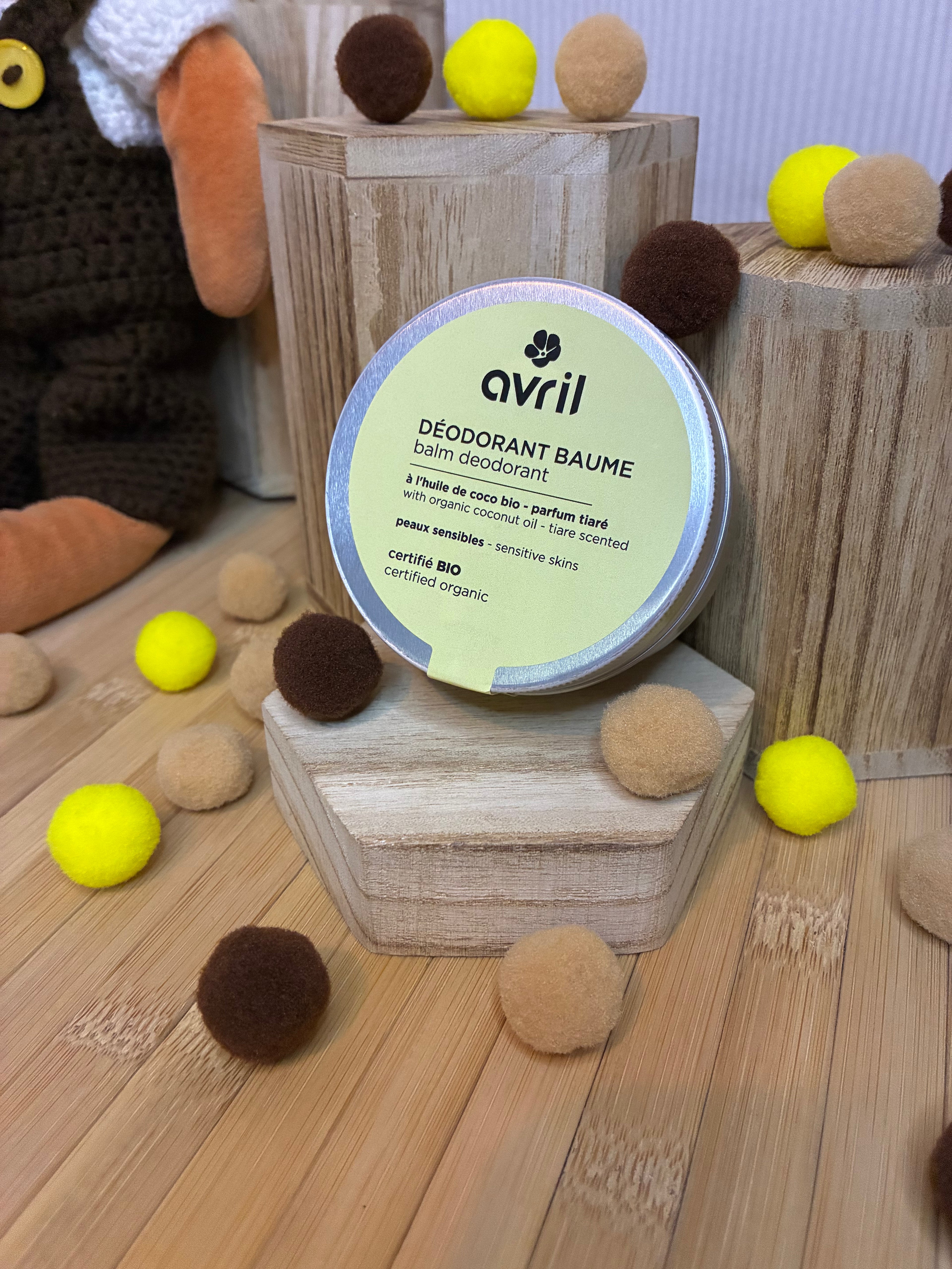 Déodorant Baume Peaux Sensibles Tiaré Bio