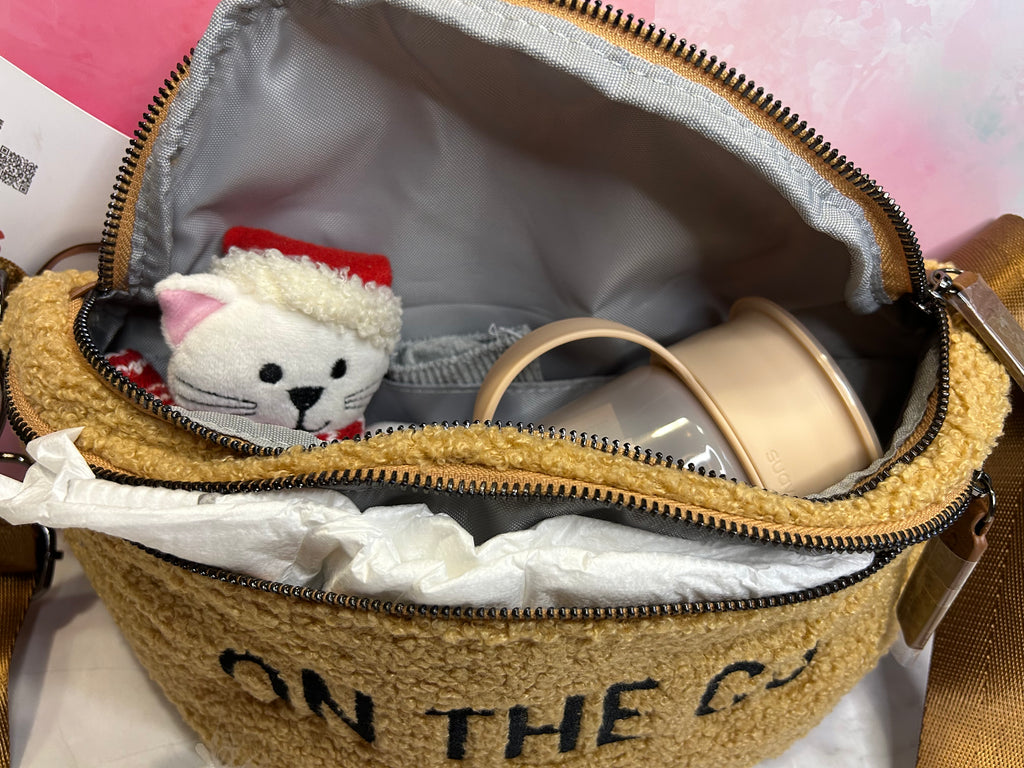 CHILDHOME, Sac Banana Teddy Beige – Nomade pour bébé