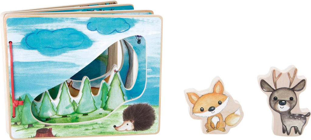 Livre d’images forêt interactif